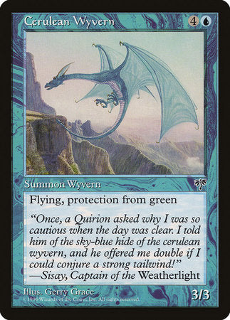 Cerulean Wyvern [Mirage] | Black Swamp Games