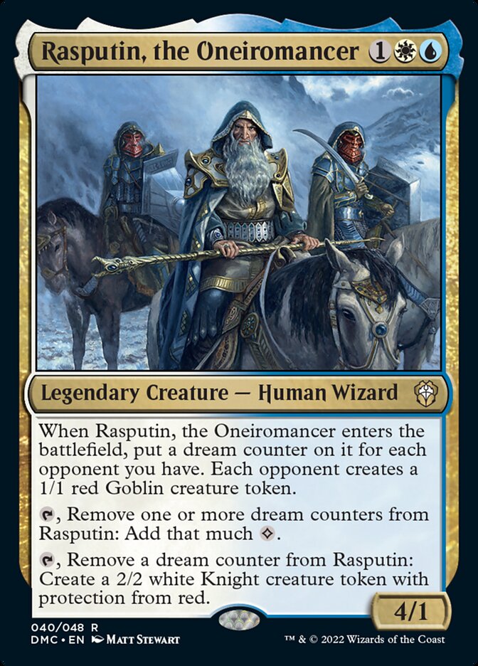 Rasputin, the Oneiromancer [Dominaria United Commander] | Black Swamp Games