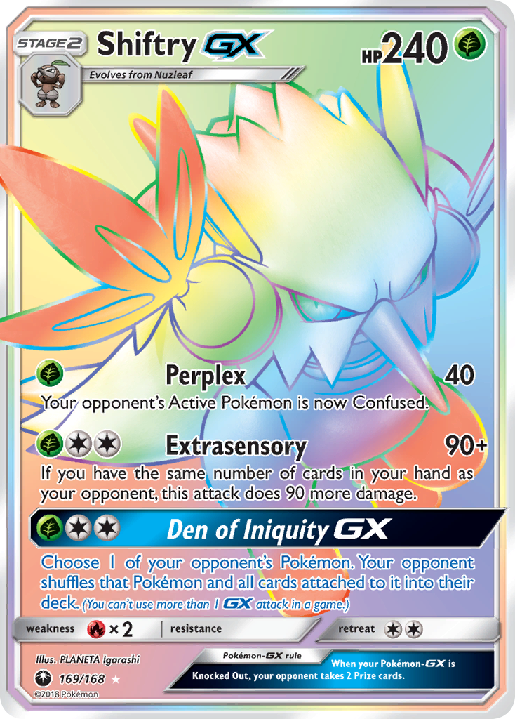 Shiftry GX (169/168) [Sun & Moon: Celestial Storm] | Black Swamp Games