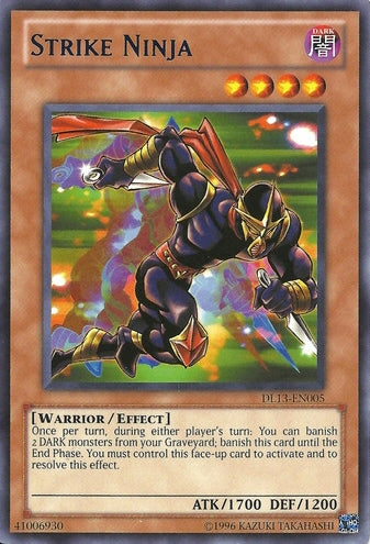 Strike Ninja (Blue) [DL13-EN005] Rare | Black Swamp Games