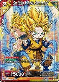 Son Goten & Trunks, Back to Back [EX09-05] | Black Swamp Games