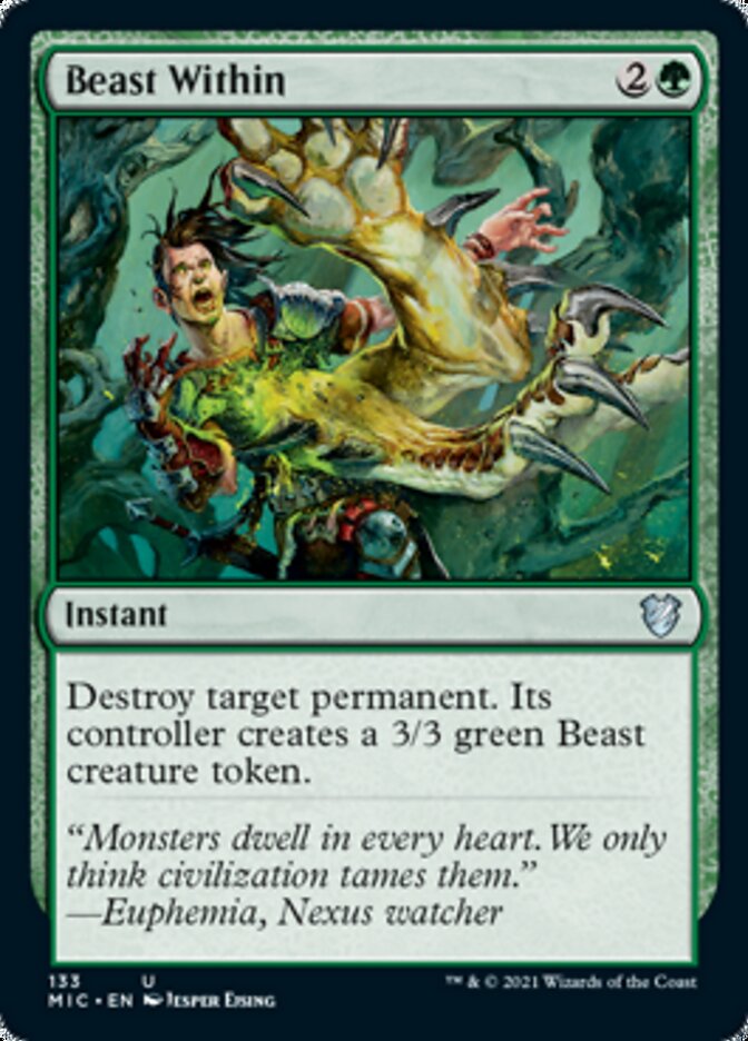 Beast Within [Innistrad: Midnight Hunt Commander] | Black Swamp Games