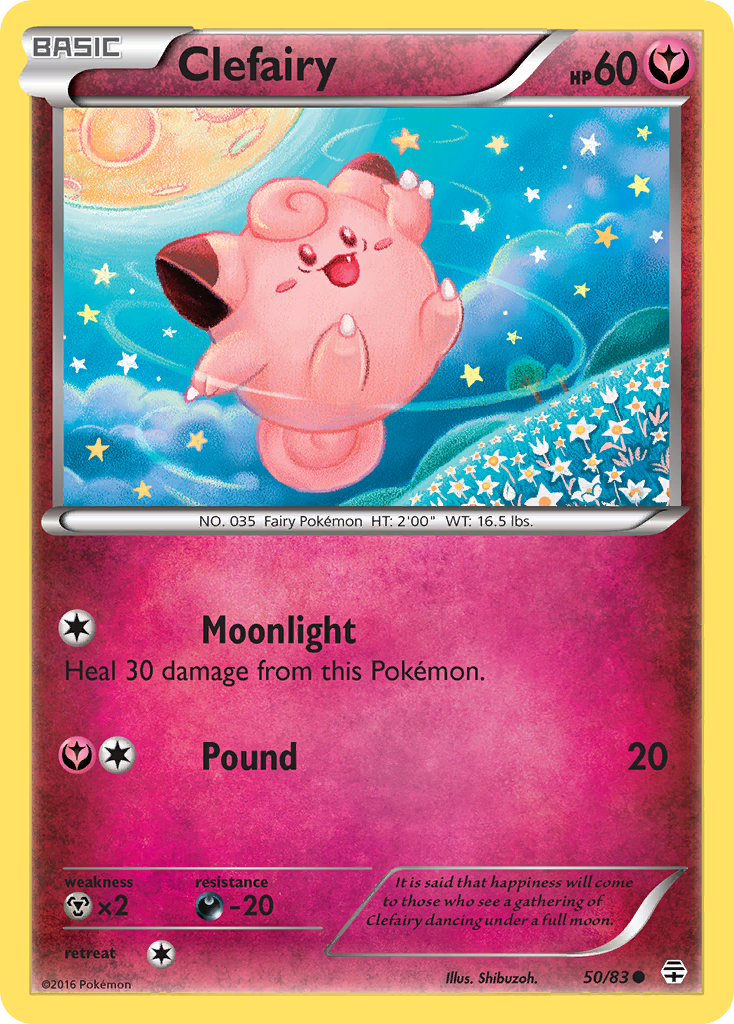 Clefairy (50/83) [XY: Generations] | Black Swamp Games