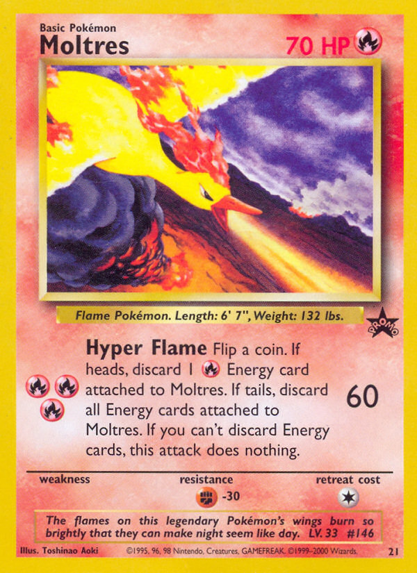 Moltres (21) [Wizards of the Coast: Black Star Promos] | Black Swamp Games