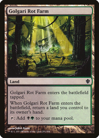 Golgari Rot Farm [Commander 2013] | Black Swamp Games