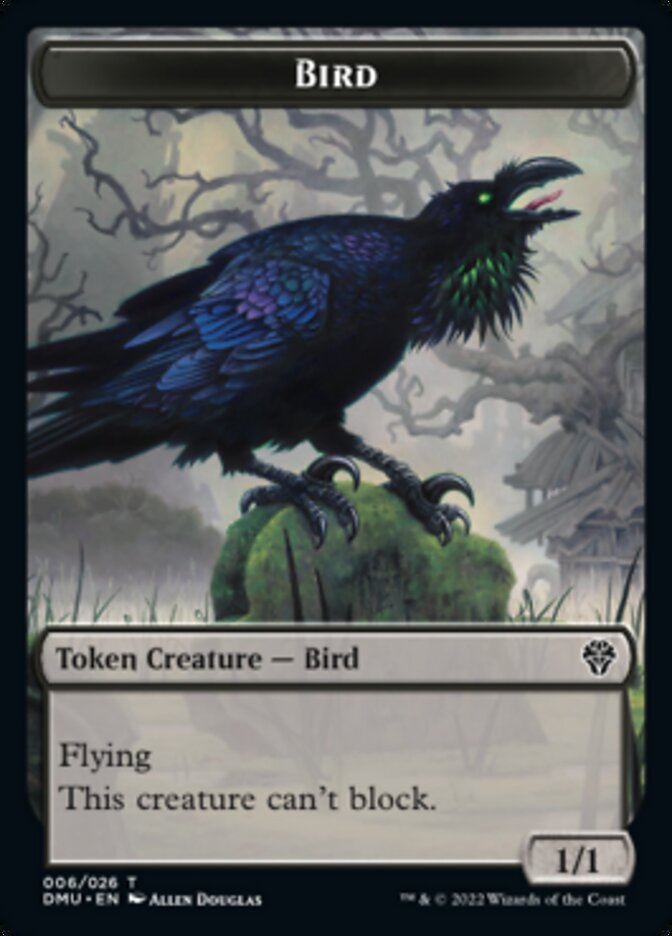 Bird (002) // Bird (006) Double-sided Token [Dominaria United Tokens] | Black Swamp Games