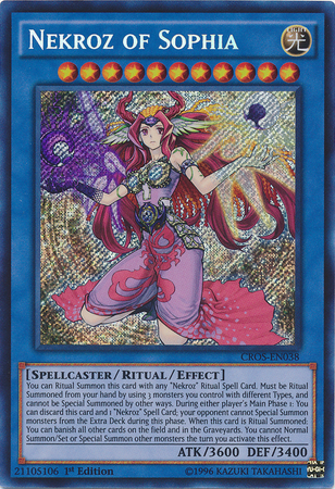 Nekroz of Sophia [CROS-EN038] Secret Rare | Black Swamp Games