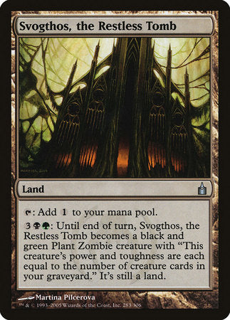 Svogthos, the Restless Tomb [Ravnica: City of Guilds] | Black Swamp Games