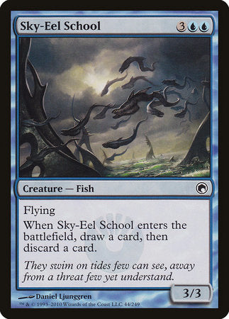 Sky-Eel School [Scars of Mirrodin] | Black Swamp Games