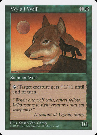 Wyluli Wolf [Fifth Edition] | Black Swamp Games