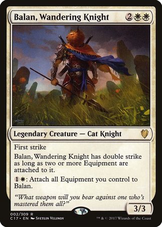 Balan, Wandering Knight [Commander 2017] | Black Swamp Games