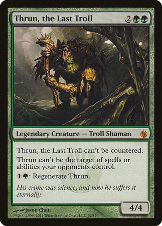 Thrun, the Last Troll [Mirrodin Besieged] | Black Swamp Games