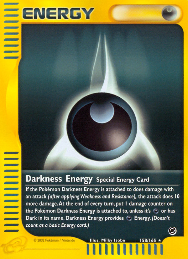 Darkness Energy (158/165) [Expedition: Base Set] | Black Swamp Games