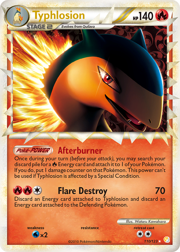 Typhlosion (110/123) [HeartGold & SoulSilver: Base Set] | Black Swamp Games