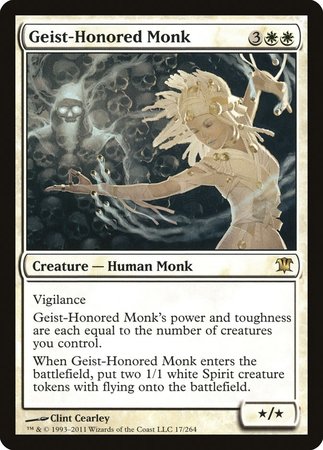 Geist-Honored Monk [Innistrad] | Black Swamp Games
