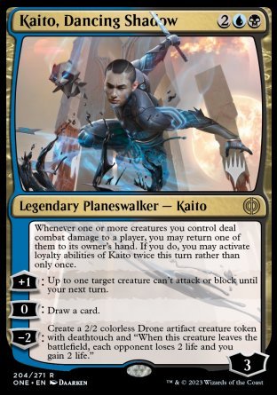 Kaito, Dancing Shadow (Promo Pack) [Phyrexia: All Will Be One Promos] | Black Swamp Games