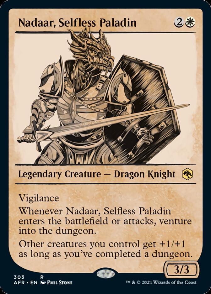 Nadaar, Selfless Paladin (Showcase) [Dungeons & Dragons: Adventures in the Forgotten Realms] | Black Swamp Games