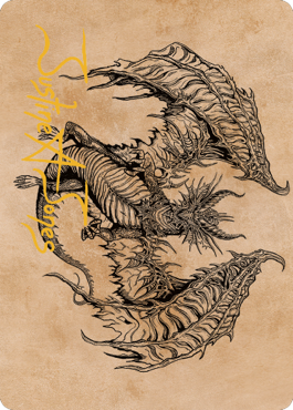 Ganax, Astral Hunter Art Card (Gold-Stamped Signature) [Commander Legends: Battle for Baldur's Gate Art Series] | Black Swamp Games