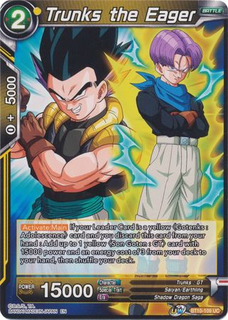 Trunks the Eager [BT10-109] | Black Swamp Games