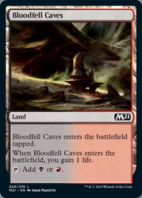 Bloodfell Caves [Core Set 2021] | Black Swamp Games