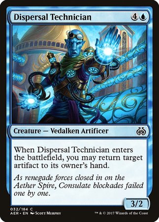 Dispersal Technician [Aether Revolt] | Black Swamp Games