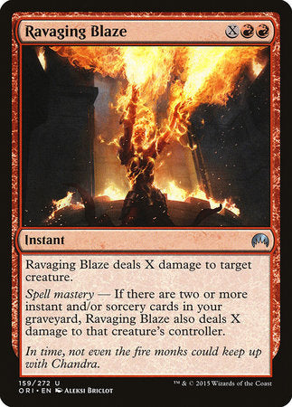 Ravaging Blaze [Magic Origins] | Black Swamp Games