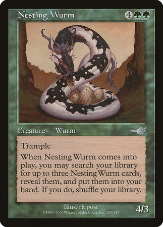 Nesting Wurm [Nemesis] | Black Swamp Games