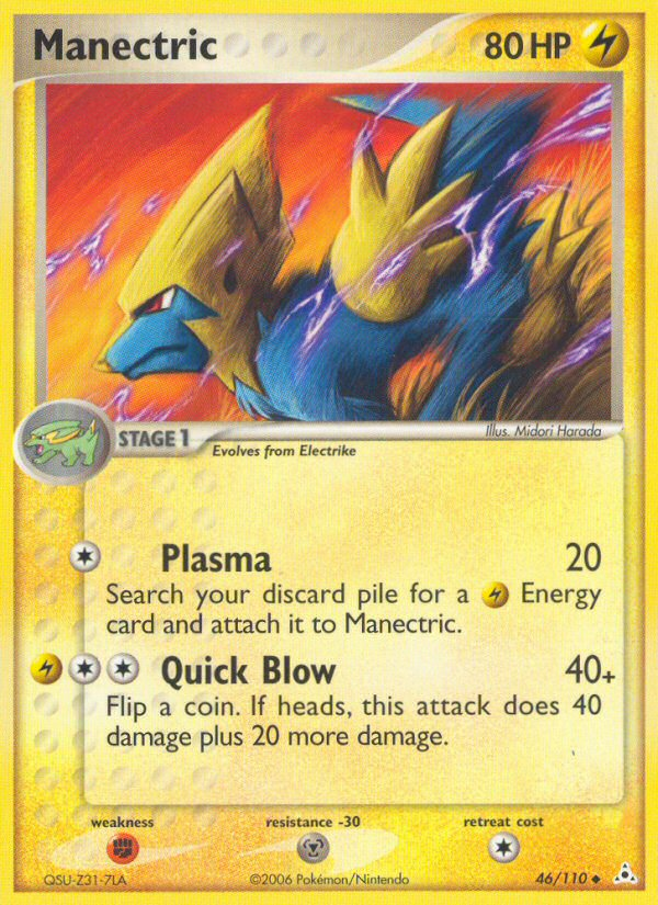 Manectric (46/110) [EX: Holon Phantoms] | Black Swamp Games