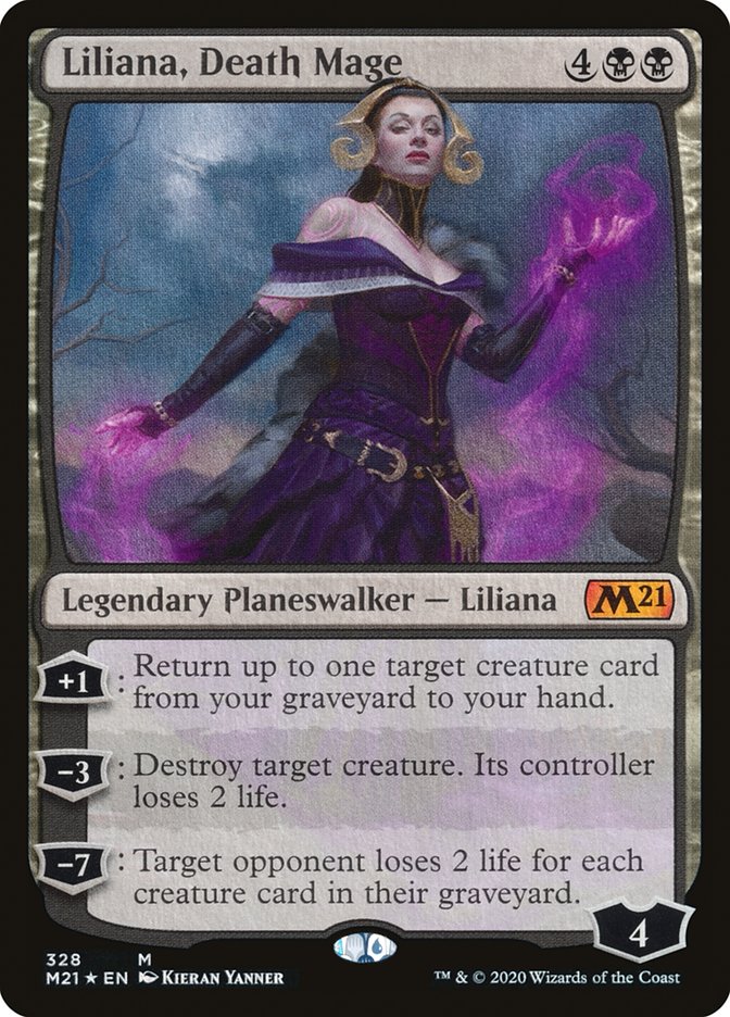 Liliana, Death Mage [Core Set 2021] | Black Swamp Games