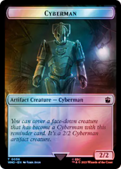Copy // Cyberman Double-Sided Token (Surge Foil) [Doctor Who Tokens] | Black Swamp Games