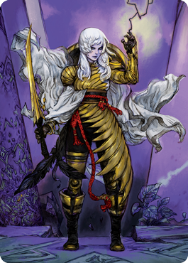 The Wandering Emperor 1 Art Card [Kamigawa: Neon Dynasty Art Series] | Black Swamp Games