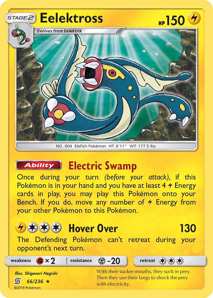 Eelektross (66/236) (Theme Deck Exclusive) [Sun & Moon: Unified Minds] | Black Swamp Games