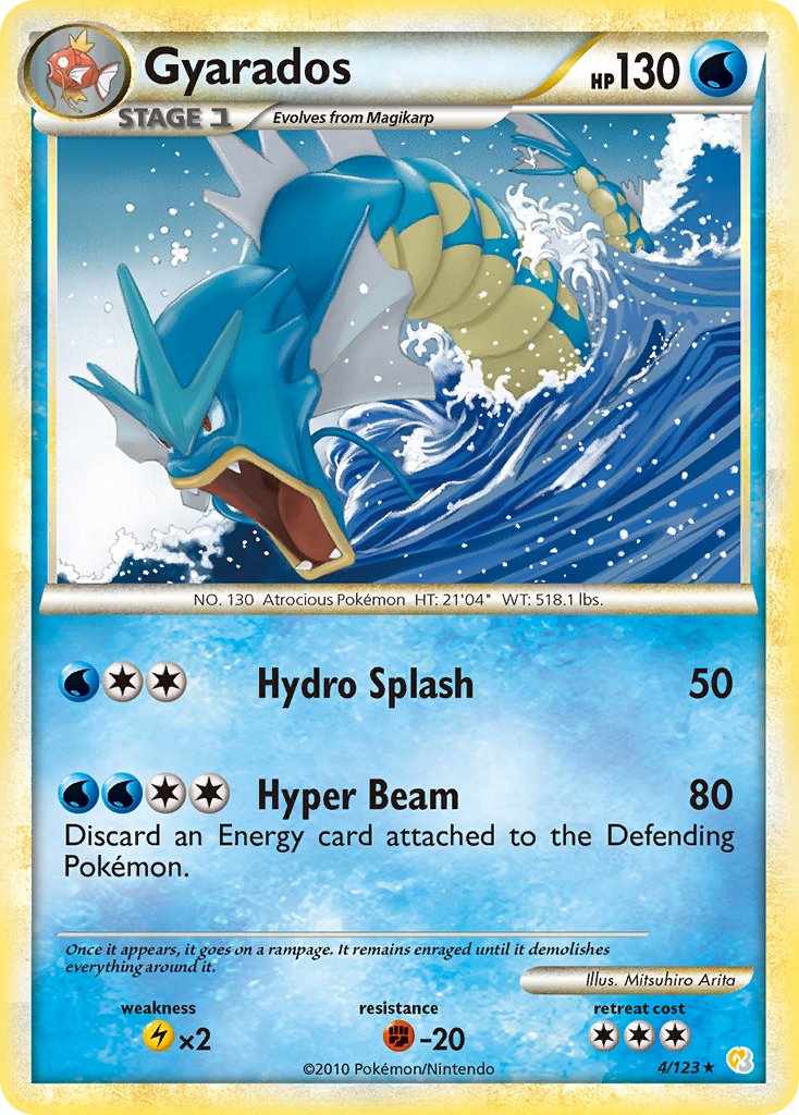 Gyarados (4/123) [HeartGold & SoulSilver: Base Set] | Black Swamp Games