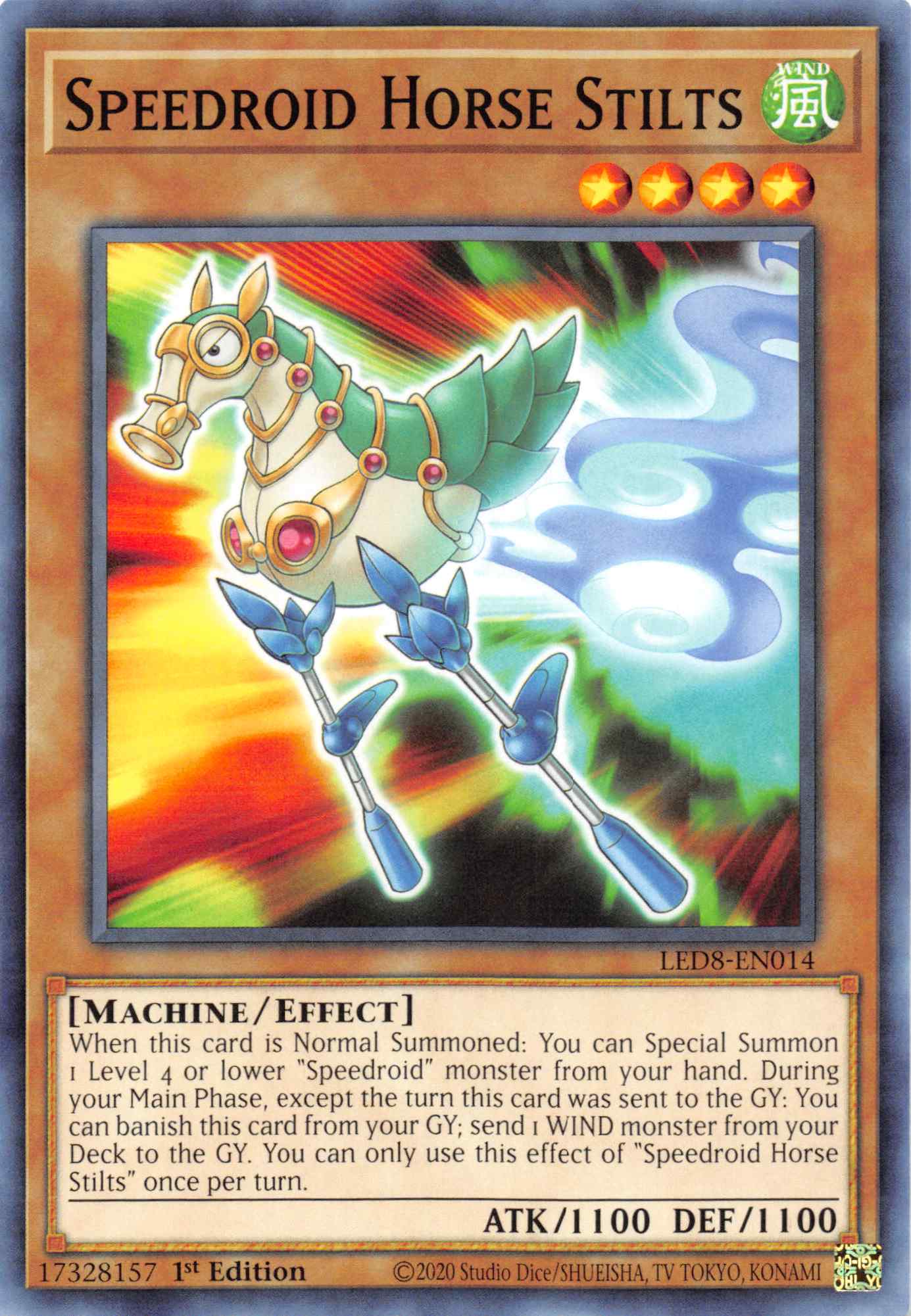 Speedroid Horse Stilts [LED8-EN014] Common | Black Swamp Games