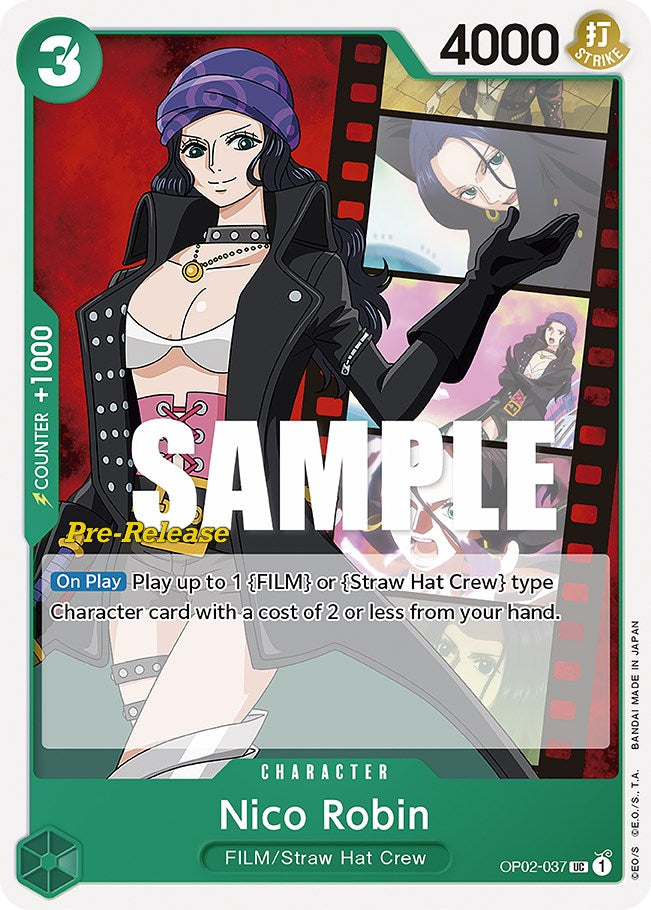 Nico Robin [Paramount War Pre-Release Cards] | Black Swamp Games