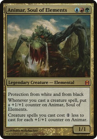 Animar, Soul of Elements (Oversized) [Commander 2011 Oversized] | Black Swamp Games