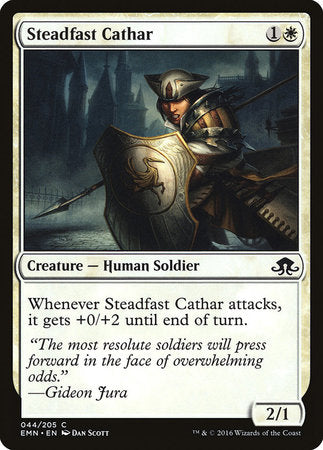 Steadfast Cathar [Eldritch Moon] | Black Swamp Games
