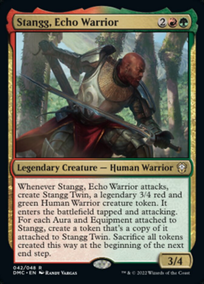 Stangg, Echo Warrior [Dominaria United Commander] | Black Swamp Games