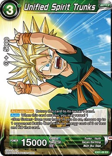 Unified Spirit Trunks (EX01-06) [Mighty Heroes] | Black Swamp Games