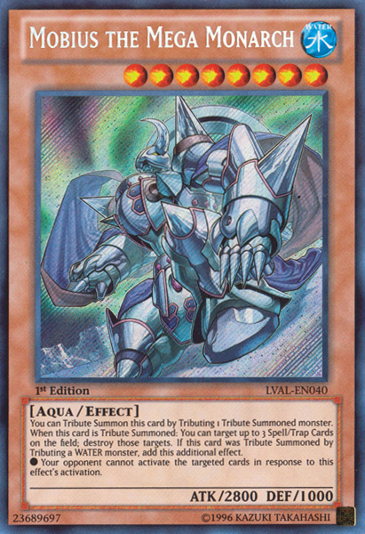 Mobius the Mega Monarch [LVAL-EN040] Secret Rare | Black Swamp Games