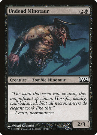 Undead Minotaur [Magic 2014] | Black Swamp Games