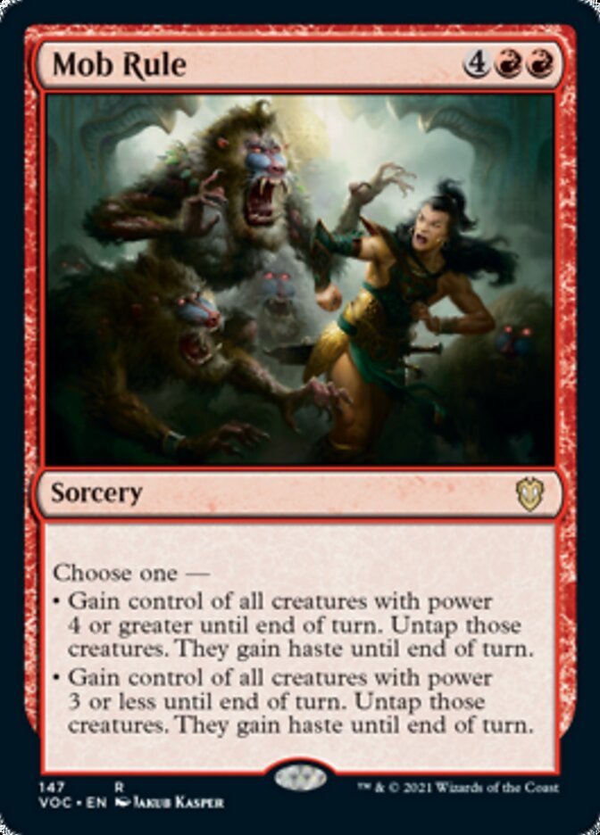 Mob Rule [Innistrad: Crimson Vow Commander] | Black Swamp Games