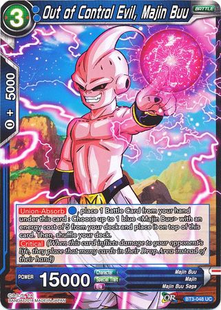 Out of Control Evil, Majin Buu [BT3-048] | Black Swamp Games