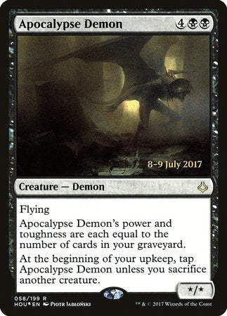 Apocalypse Demon [Hour of Devastation Promos] | Black Swamp Games