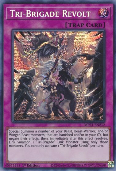 Tri-Brigade Revolt [MP21-EN212] Prismatic Secret Rare | Black Swamp Games