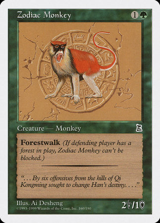 Zodiac Monkey [Portal Three Kingdoms] | Black Swamp Games