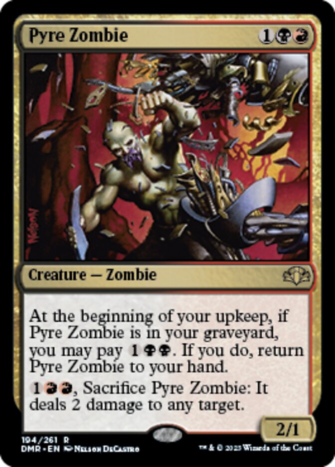 Pyre Zombie [Dominaria Remastered] | Black Swamp Games