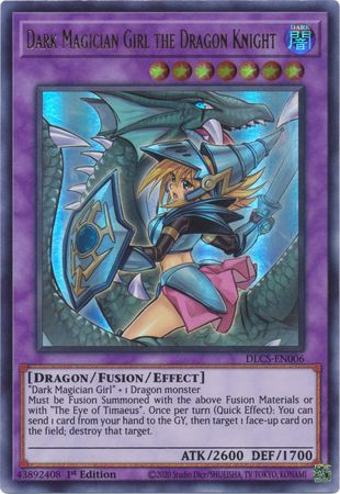 Dark Magician Girl the Dragon Knight (Alternate Art) (Purple) [DLCS-EN006] Ultra Rare | Black Swamp Games