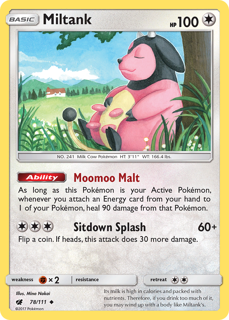 Miltank (78/111) [Sun & Moon: Crimson Invasion] | Black Swamp Games