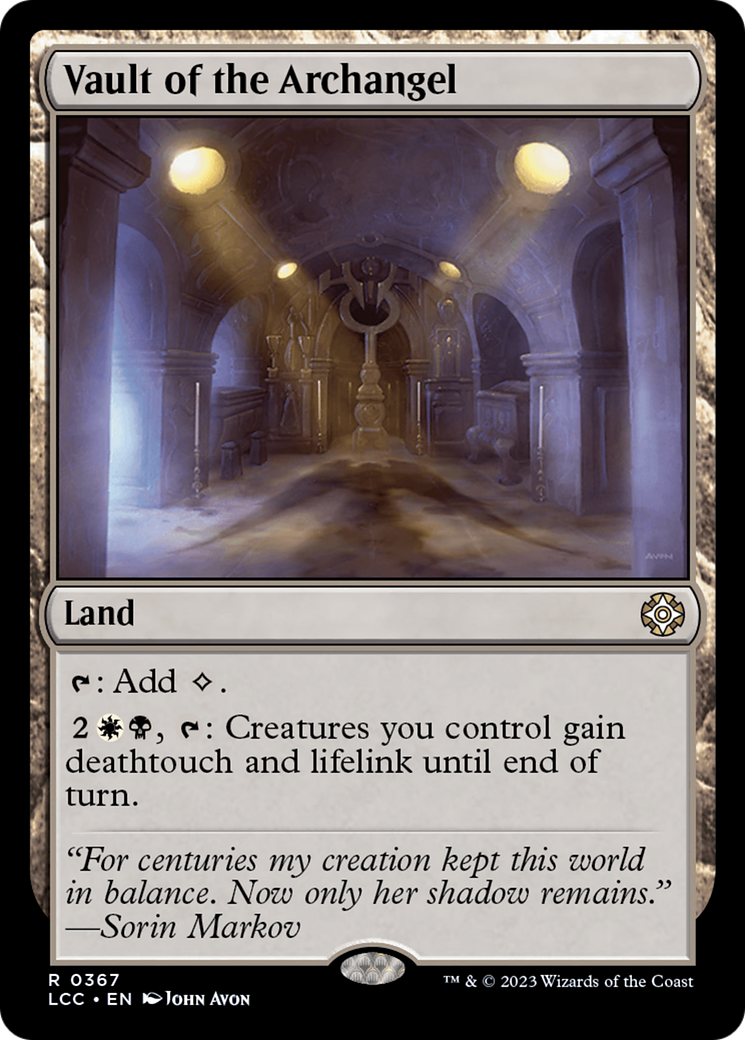 Vault of the Archangel [The Lost Caverns of Ixalan Commander] | Black Swamp Games